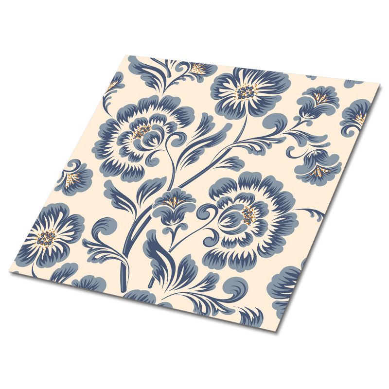 Kafelki samoprzylepne Tulup 30x30 cm Klasyczny kwiatowy wzór 9 szt.