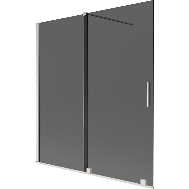 Parawan nawannowy rozsuwany Mexen Velar grafitowy 150 x 150 cm 1 szt.