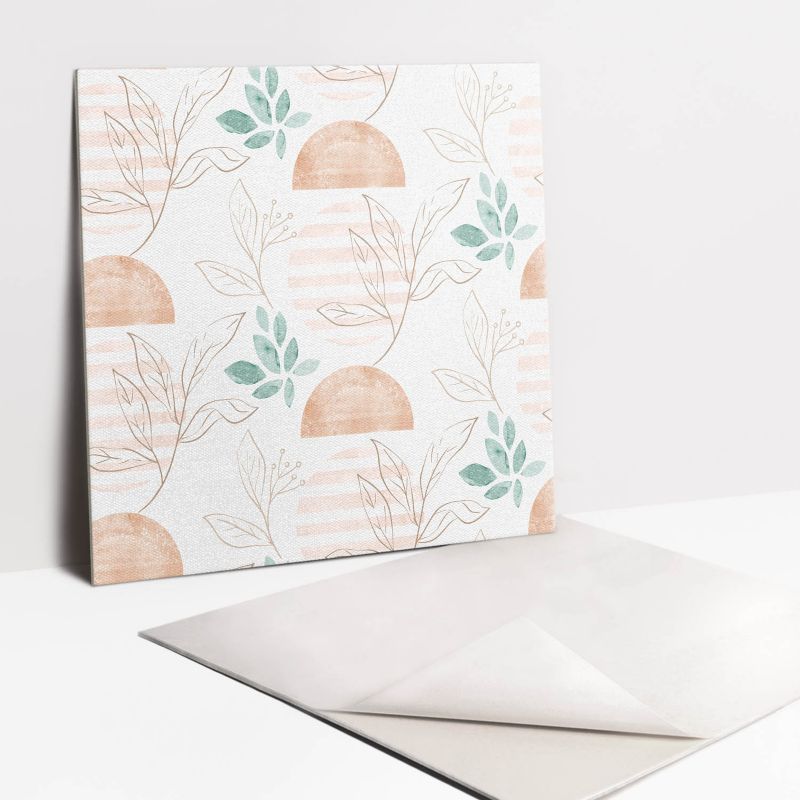 Kafelki samoprzylepne Tulup 30x30 cm Delikatny boho wzór 9 szt.