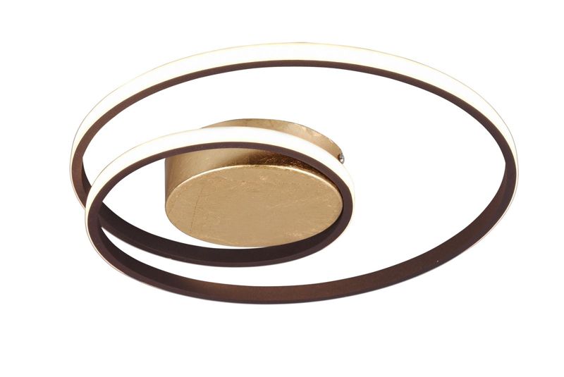 Lampa sufitowa wisząca RL Zibal 1938 miedziano-biała nowoczesna wbudowany LED 22W 1 szt.