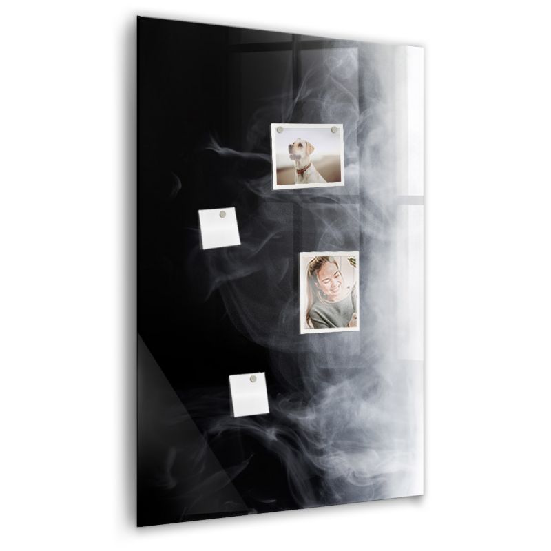 Tablica magnetyczna z nadrukiem Wallfluent 60x90 cm Dym 1 szt.