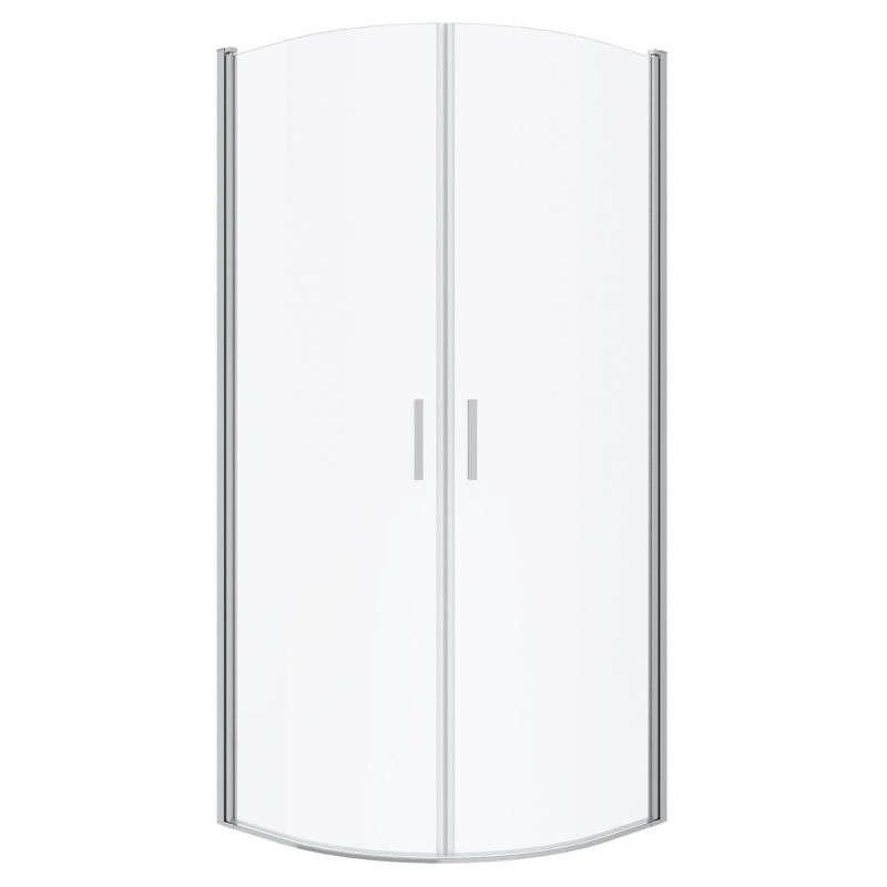 Kabina prysznicowa SEVANTE 80x80 półokrągła uchylna CEFALU chrom 1 szt.