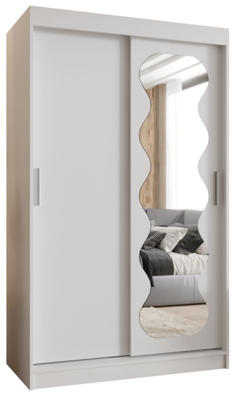 Szafa przesuwna Garderoba Abiks SPOTI 120 biały mat 1szt.