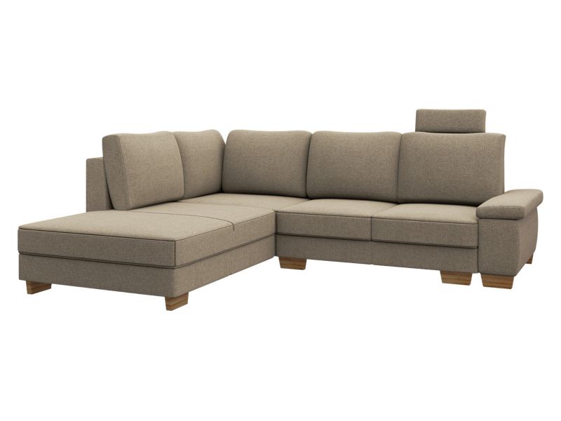 Narożnik z funkcją spania MIRJAN 24 Chivas 2 lewy OT-2R jasnobrązowa plecionka 1 szt.