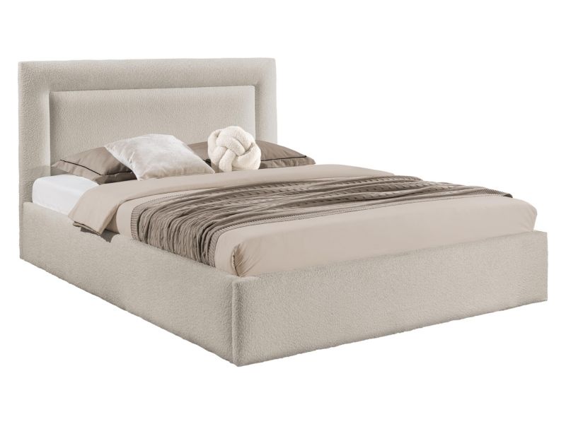 Łóżko tapicerowane MIRJAN 24 Dream 180x200 szarobeżowy 1 szt.