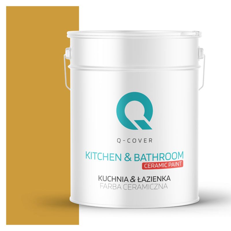 Farba Ceramiczna Kuchnia & Łazienka Q-Cover Sepia H6737 Głęboki Mat 10L