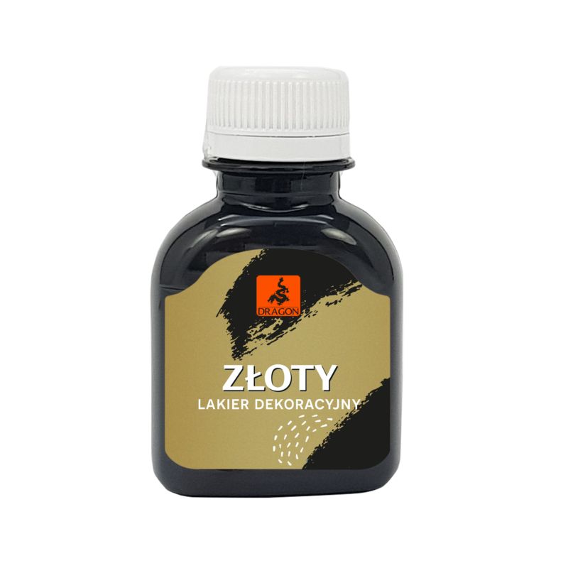 Lakier dekoracyjny Dragon Złotol 80 ml
