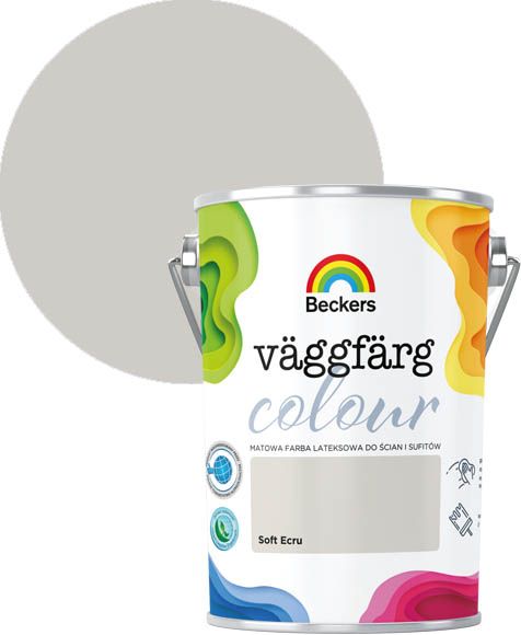 Farba kolorowa Beckers Vaggfarg Colour soft ecru 5 l