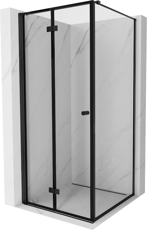 Kabina prysznicowa składana Mexen Mist-F T czarna 100x100 cm 1 szt