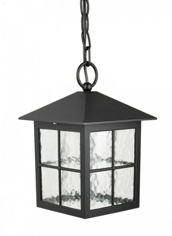 Lampa sufitowa zewnętrzna SU-MA Wenecja czarna 1 x E27 x 60W IP43 wym: 66 x 18,5 x 18,5 cm - 1 szt.