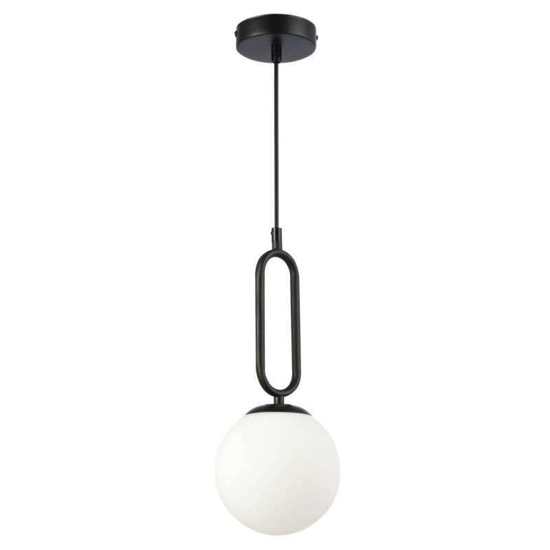 Oprawa wisząca E27 LED MasterLED Bali 100cm IP20 stylowy żyrandol sufitowy lampa czarna 1 szt.