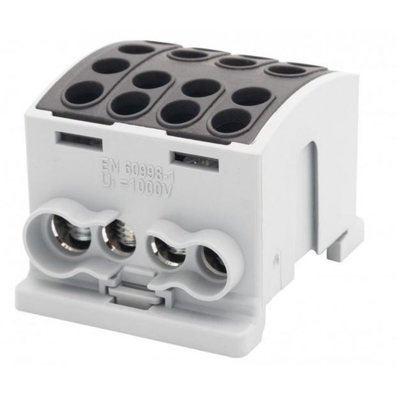 Złączka szynowa F-Elektro czarna HLK 100A-4 (1x25,3x16 / 1x25,3x16) F2.0365 1szt.