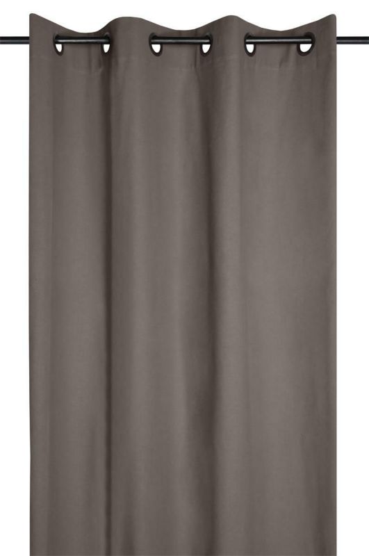 Zasłona Duo STOF taupe bawełniana 135x240 cm 1 szt