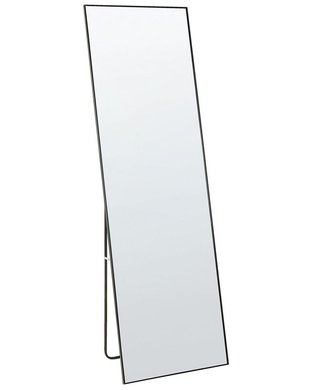 Lustro stojące Beauvais 156 cm Metal Czarny 1 szt.