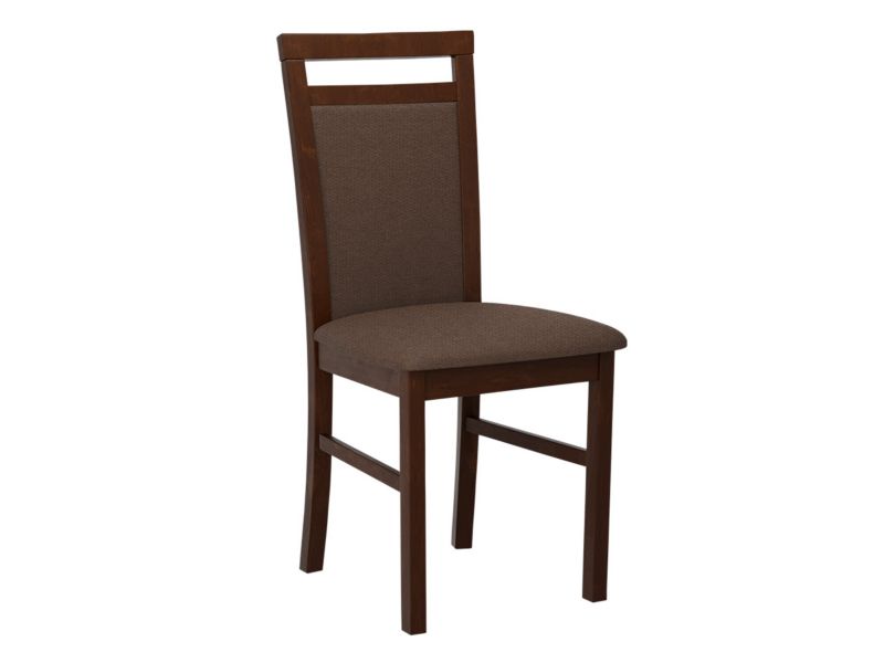 Krzesło MIRJAN 24 Milano 5 orzech + brązowa welwetowa plecionka 1 szt.