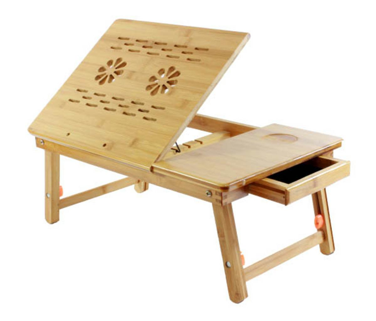 Stolik bambusowy do Laptopa 50x30 SL1C 2 X WENTYLATOR - Henryx24