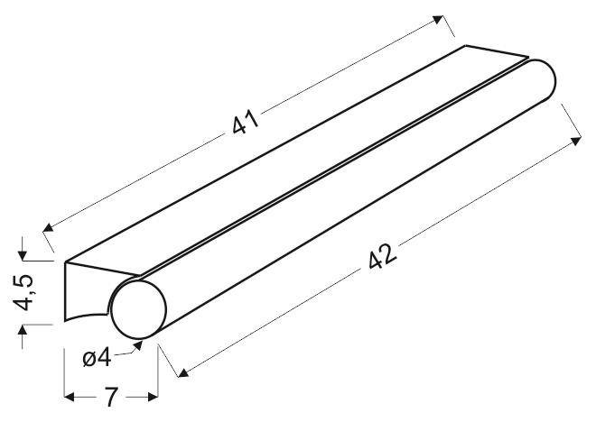 Biały kinkiet łazienkowy nad lustro LED 7W 4000K DAPHNE metal