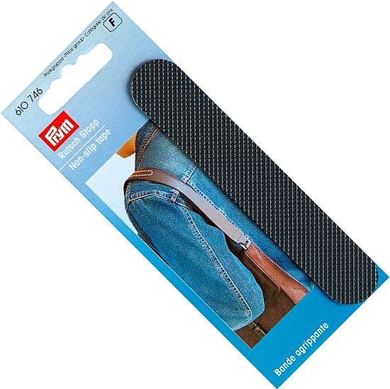 antypoślizgowa taśma do torebek na ramię PRYM 610746 czarna