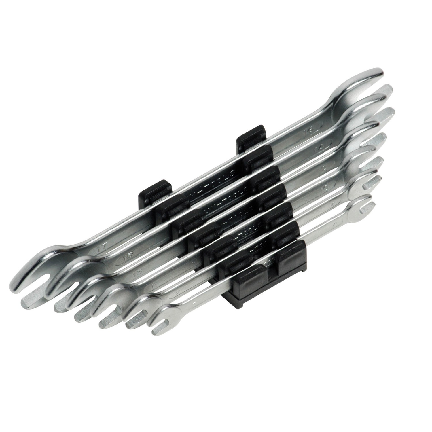 LUX Zestaw kluczy płaskich 6-częściowy 6 mm - 17 mm