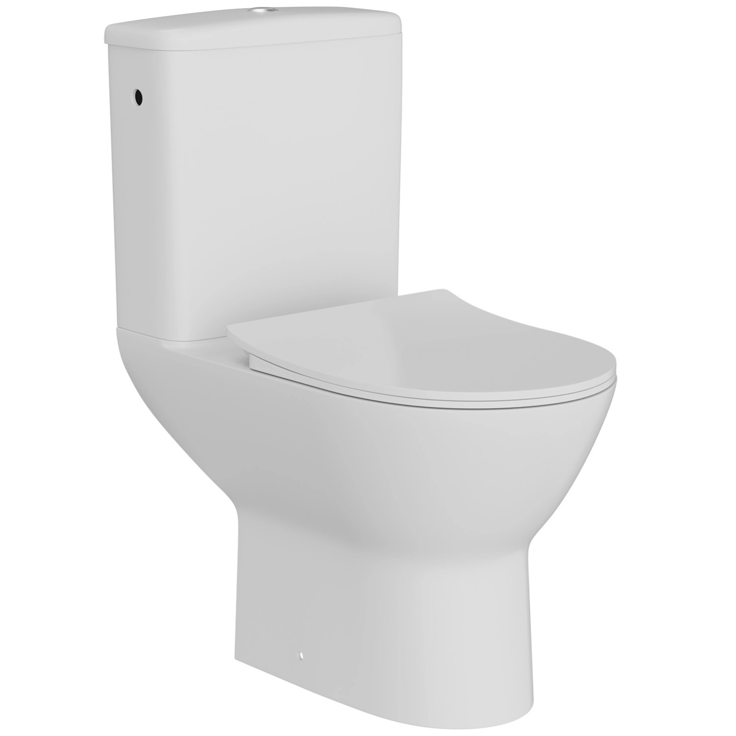 Kompakt WC Olivia z deską wolnoopadącą biały