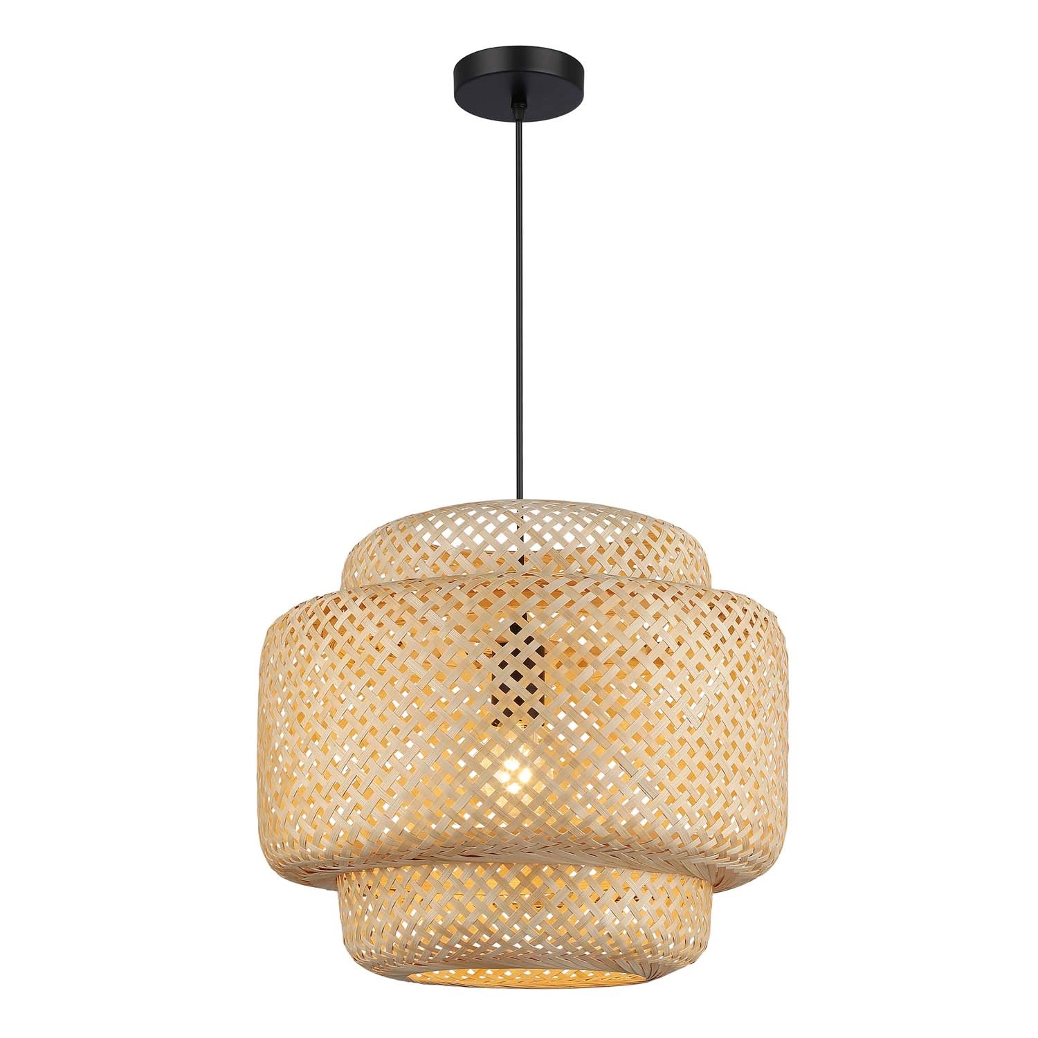 MiLAGRO Lampa wisząca HESTIA 1xE27 15W 40 cm beż+czerń