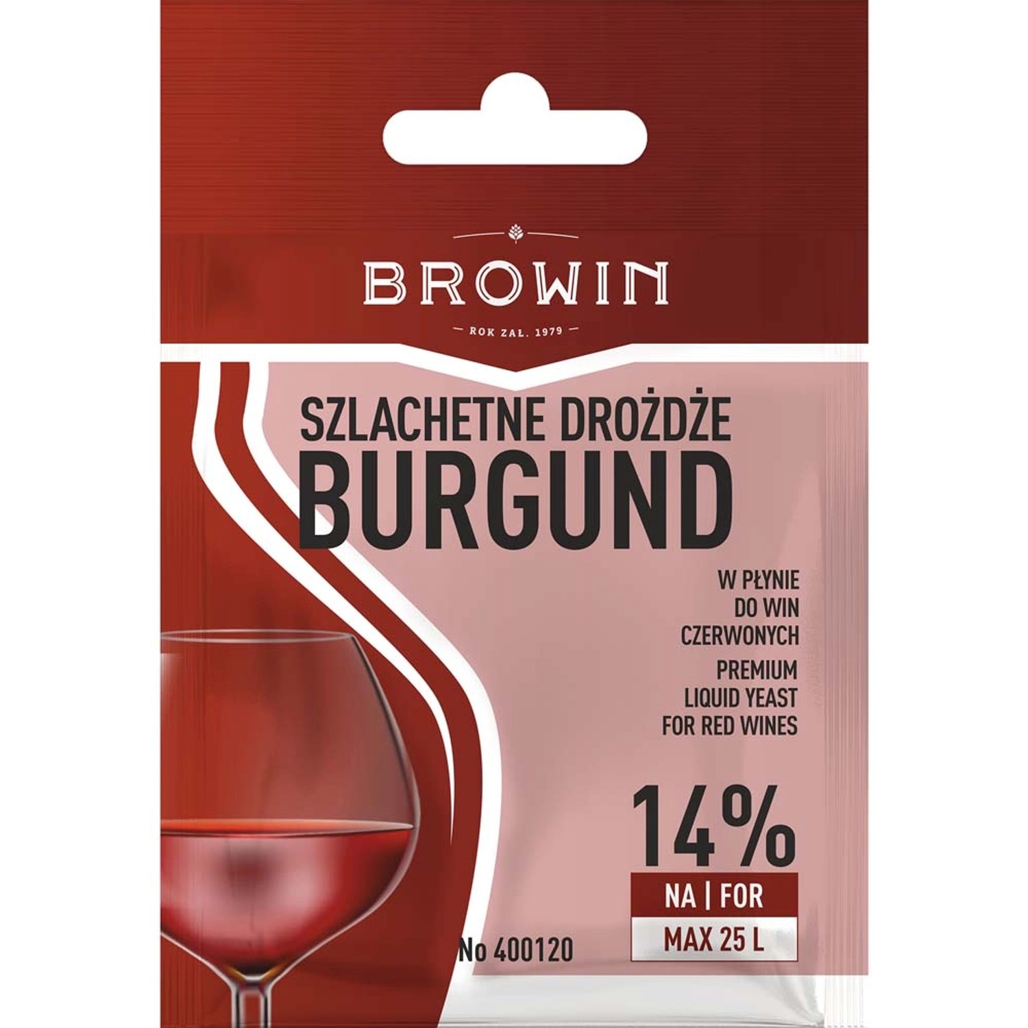 Drożdże winiarskie Burgund - 20 ml
