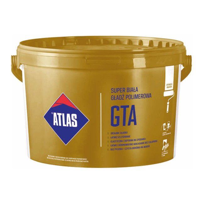 ATLAS GŁADŹ SUPER BIAŁA POLIMEROWA GTA 30x18KG