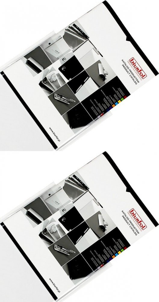 2x Kieszeń samoprzylepna na dokumenty Biurfol, A4, otwarcie u góry ("U"), 10 sztuk, przezroczysty