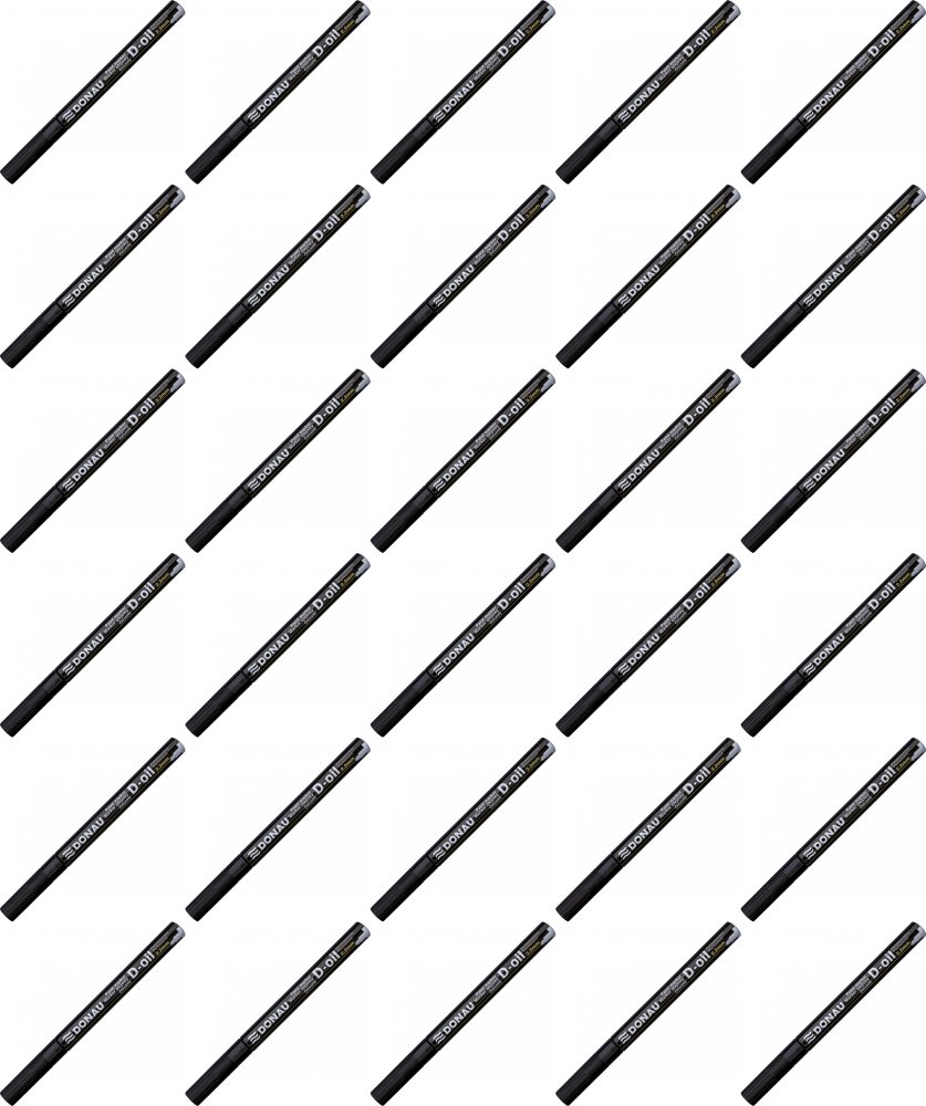 144x Marker olejowy Donau D-Oil, okrągła, 2.2mm, czarny