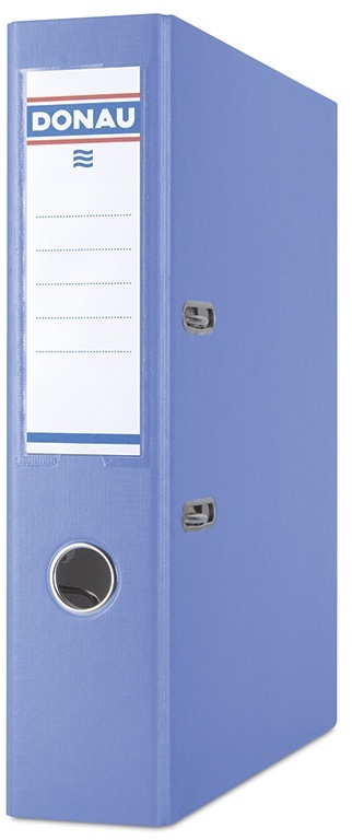 Segregator A4 Donau Master, szerokość grzbietu 75mm, do 500 kartek, niebieski