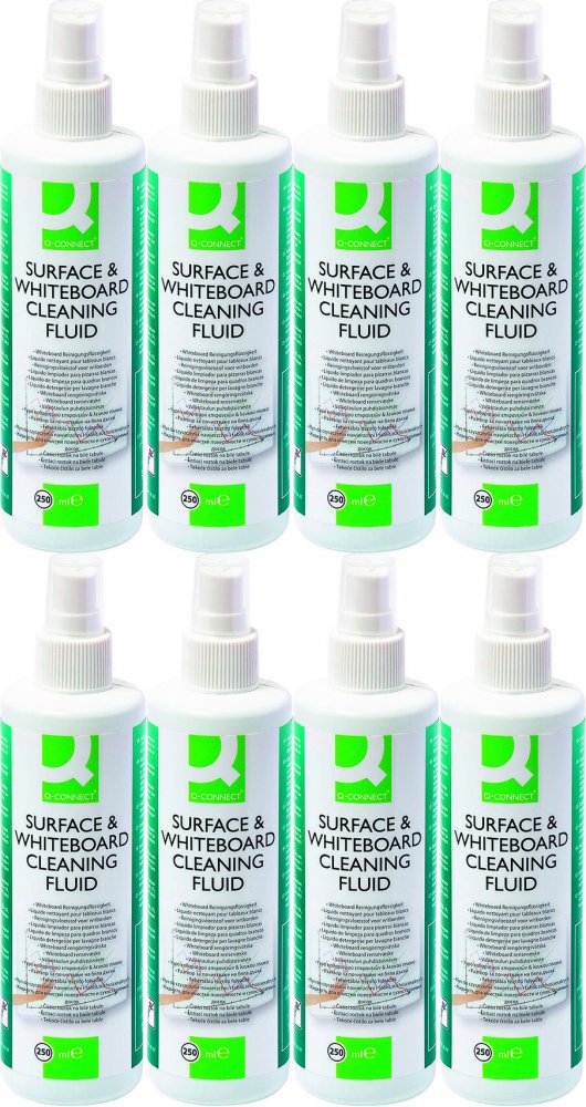 8x Płyn do czyszczenia tablic Q-connect, 250ml