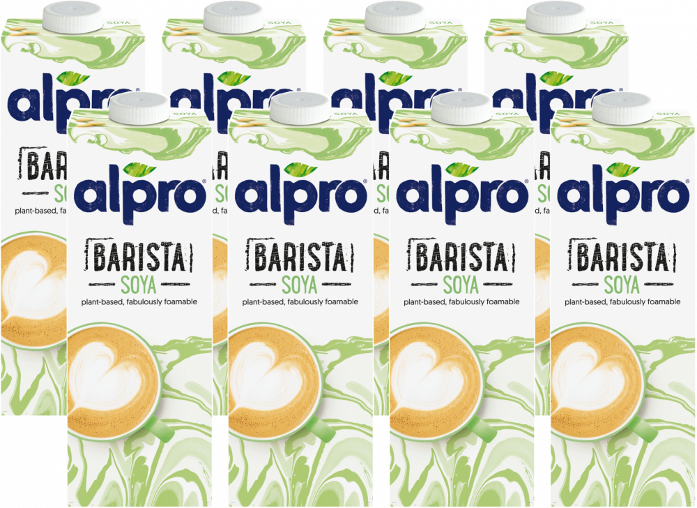 8x Napój sojowy Alpro Barista, 1l