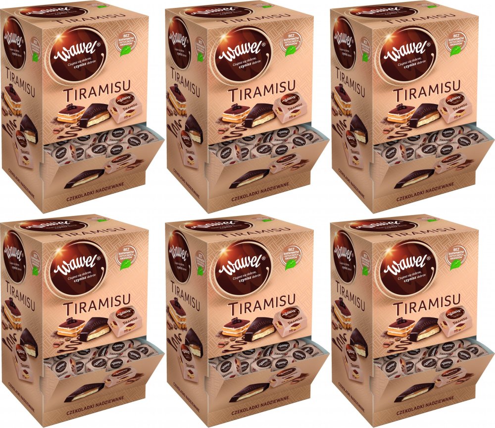 6x Cukierki Wawel Tiramisu, 2.4kg