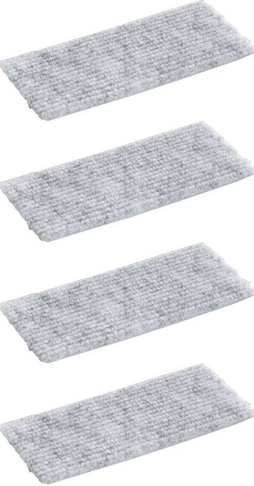 4x Wkład filcowy do gąbki magnetycznej Nobo, 10 sztuk, jasnoszary