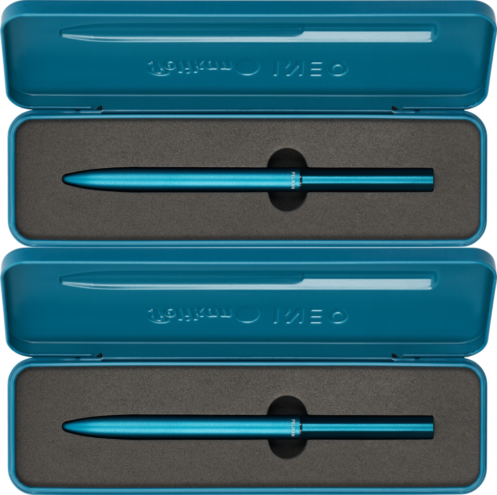 2x Długopis Pelikan Ineo Ocean Blue, niebieski