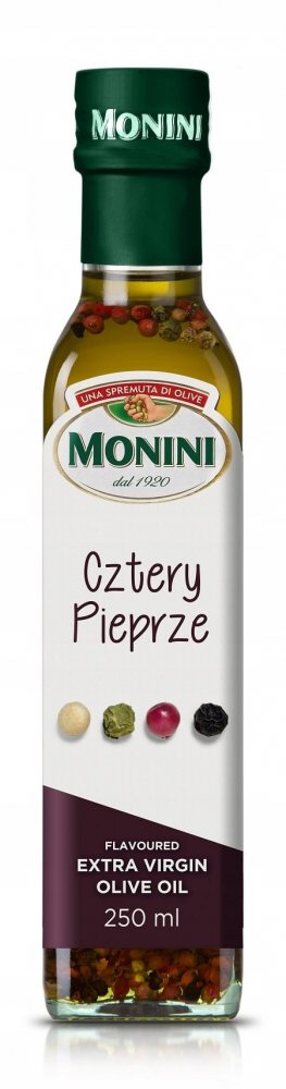 Oliwa z oliwek Extra Vergine Monini, cztery pieprze, 250ml