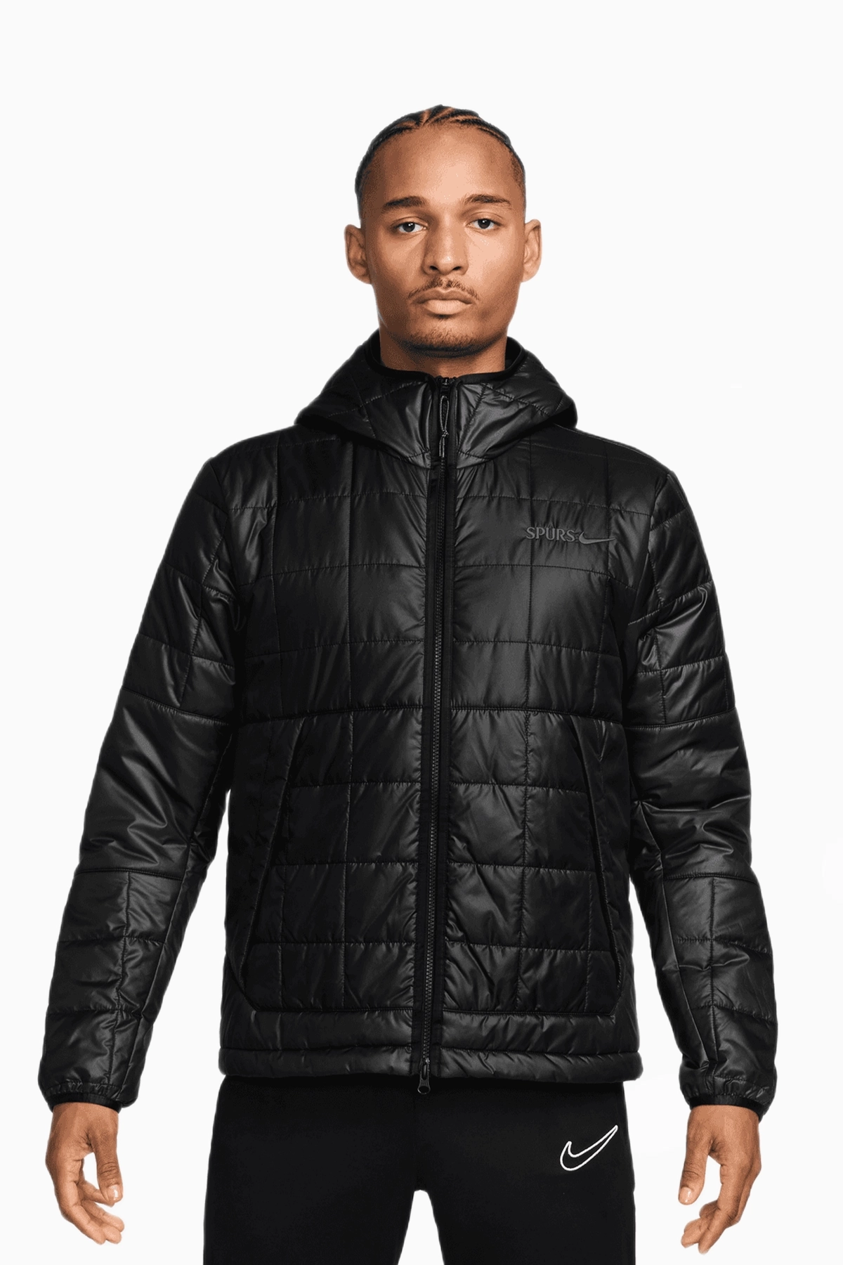 Kurtka Nike Tottenham Hotspur 25/26 Synthetic Fill Fleece - Czarny