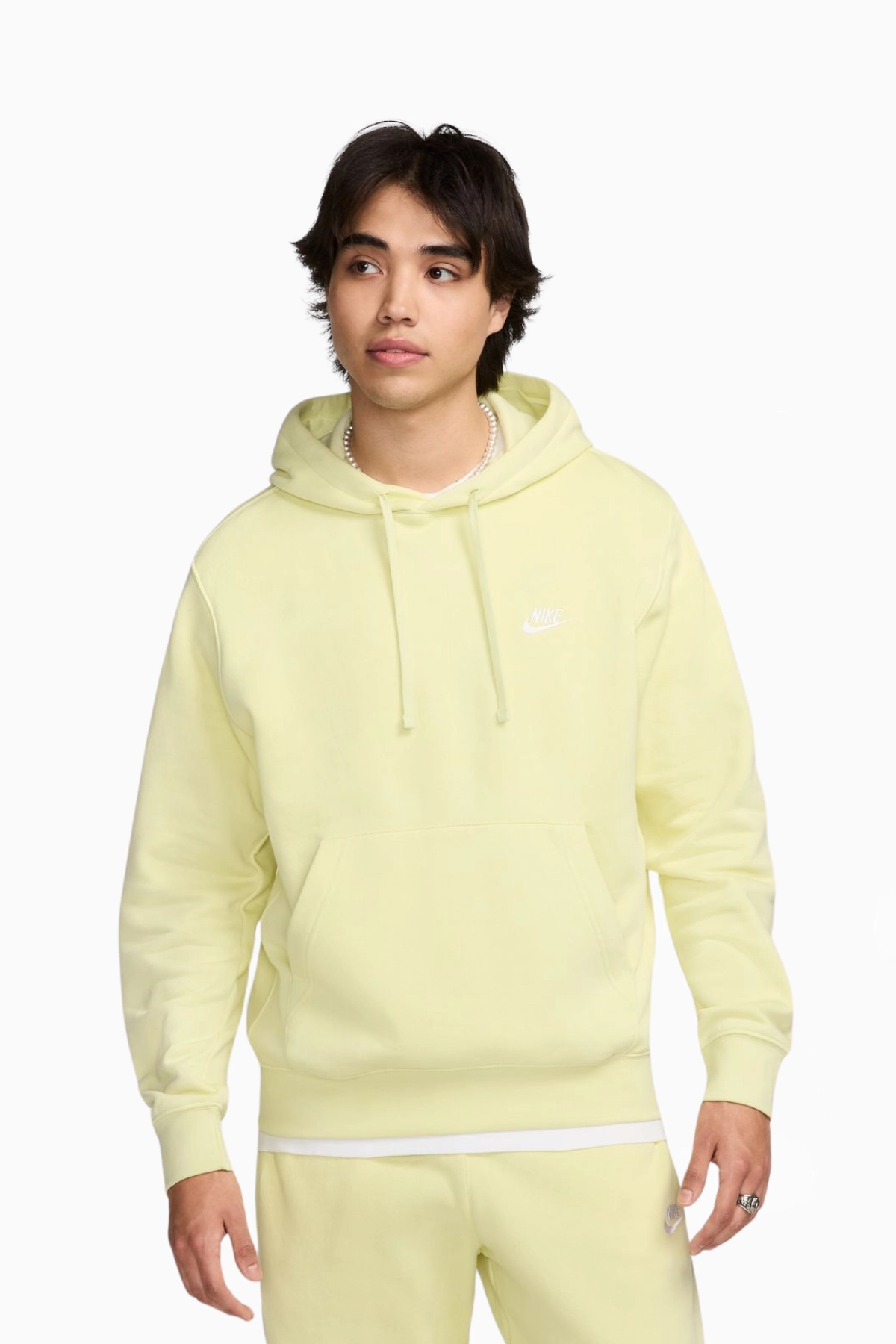 Bluza z kapturem Nike Sportswear Club Fleece - Żółty