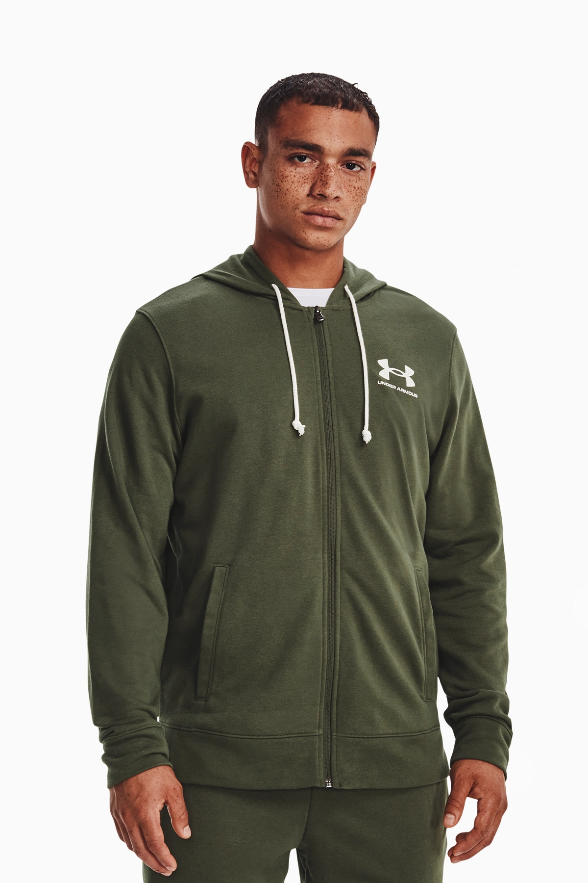 Bluza z kapturem Under Armour Rival Terry LC - Zielony