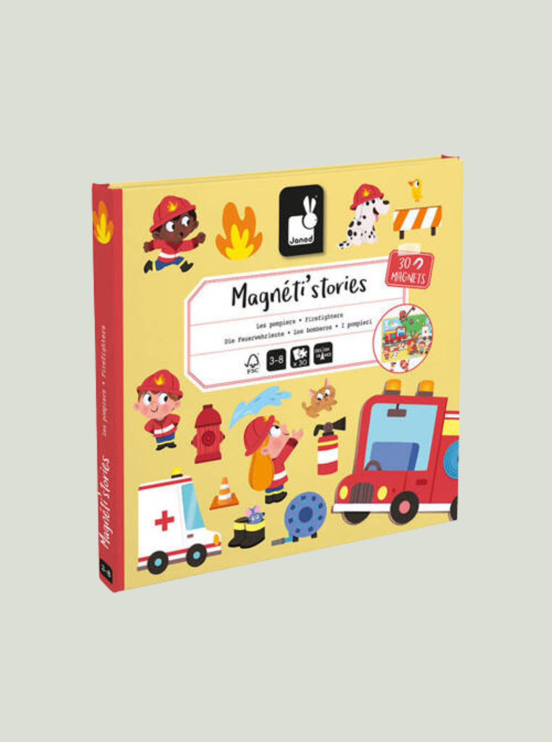Magnetyczna układanka Strażacy Magneti'stories 3+ JANOD