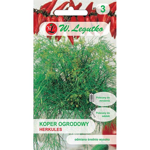 1 szt, Blattdill Herkules Legutko - Samen: Ilość w opakowaniu: 5 g