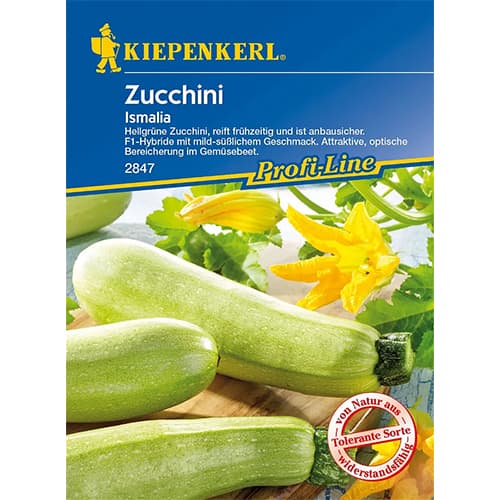 1 szt, Zucchini Ismalia F1 - Samen: Ilość w opakowaniu: 1 Stück