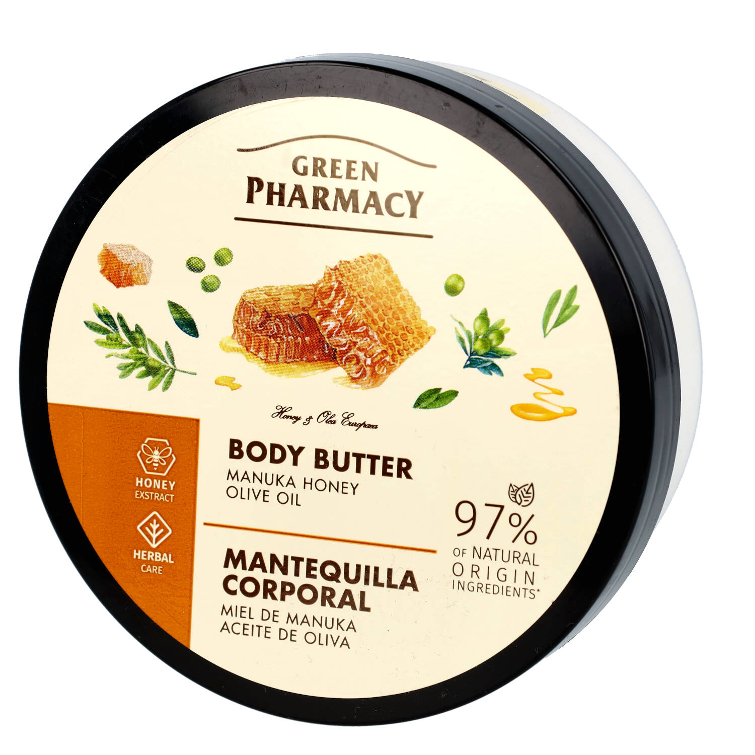 Green pharmacy - masło do ciała, miód manuka i oliwa z oliwek, 200 ml