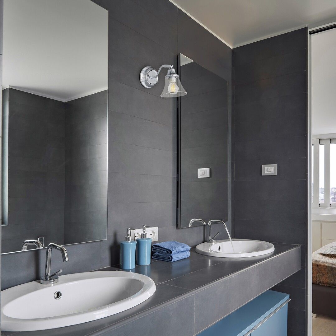 Rabalux Antoine kinkiet 1x40W chrom/przezroczysty 3207 - Wysyłka w 24h