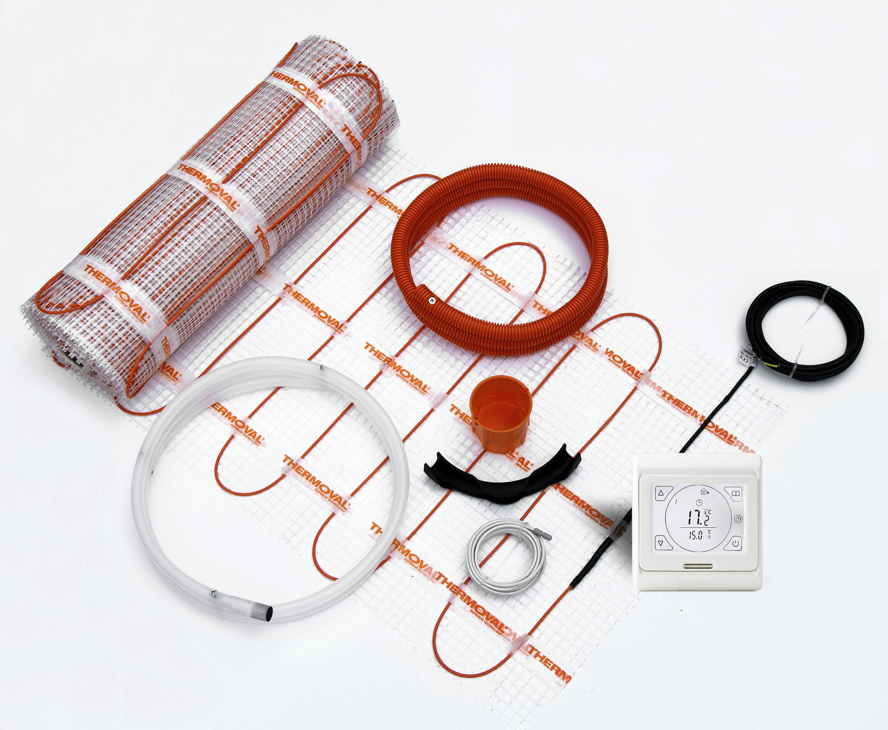Thermoval TV TO mata grzewcza z termoregulatorem 12 m2 150 W/m2