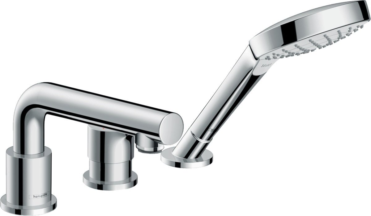 Hansgrohe Talis S bateria wannowo-prysznicowa 3-otworowa chrom 72416000
