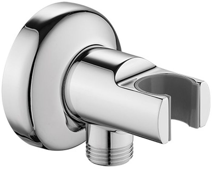 Omnires Art Deco przyłacze kątowe z uchwytem chrom 8869CR