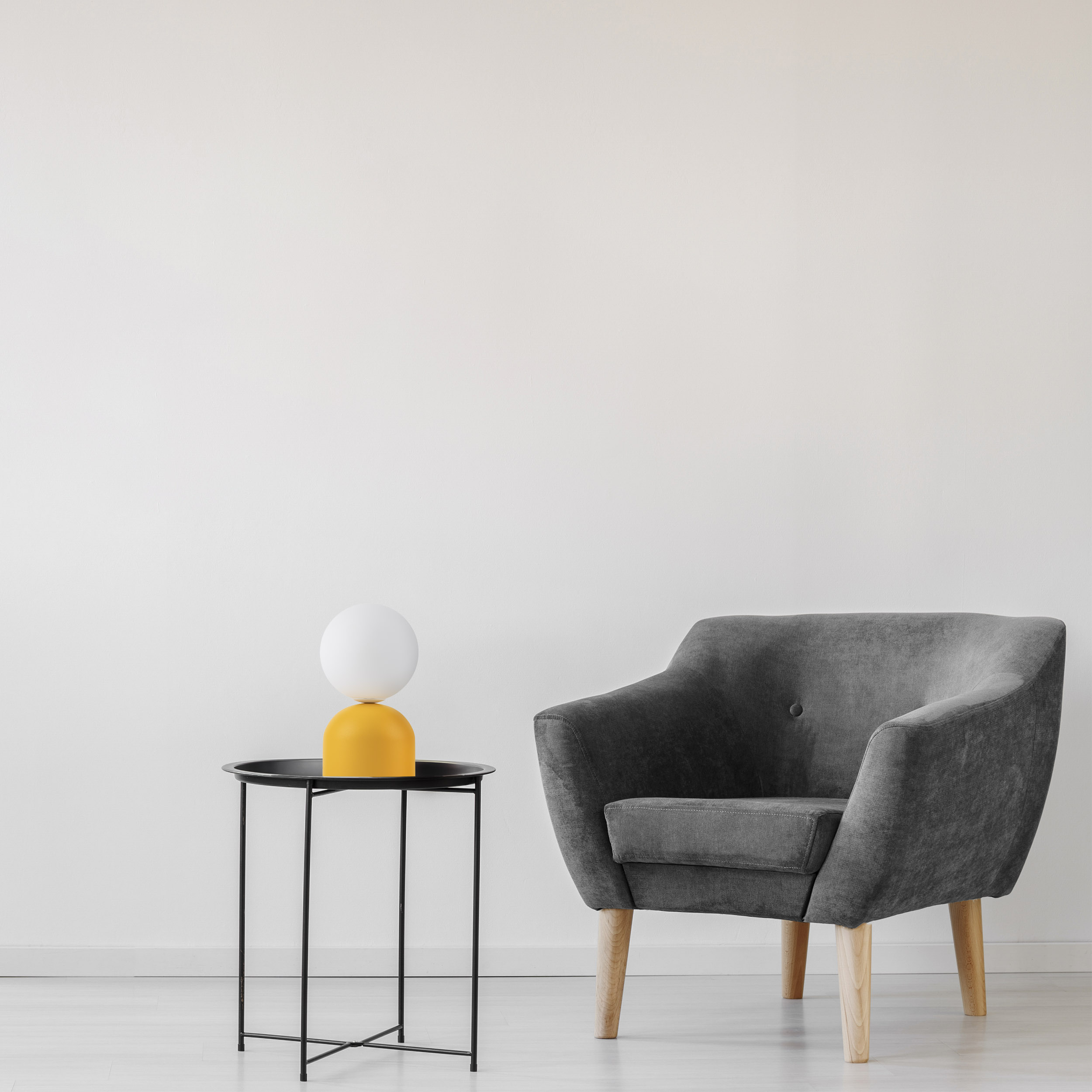 TK Lighting Miki lampka nocna dziecięca 1x8 W biała-żółta 16040