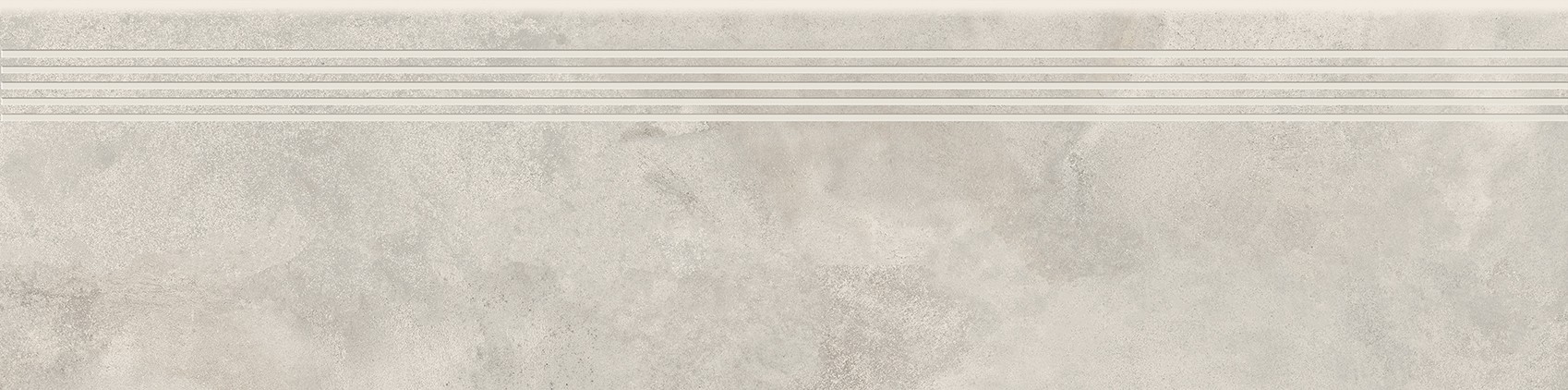 Opoczno Quenos White Steptread stopnica podłogowa 29,8x119,8 cm biały mat