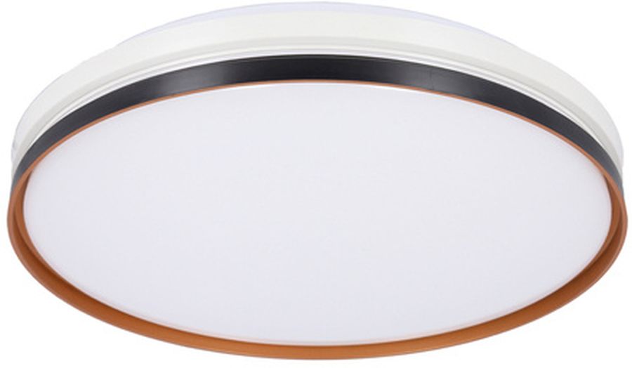 Candellux Montana plafon 1x24W LED czarny/biały/złoty 14-11329